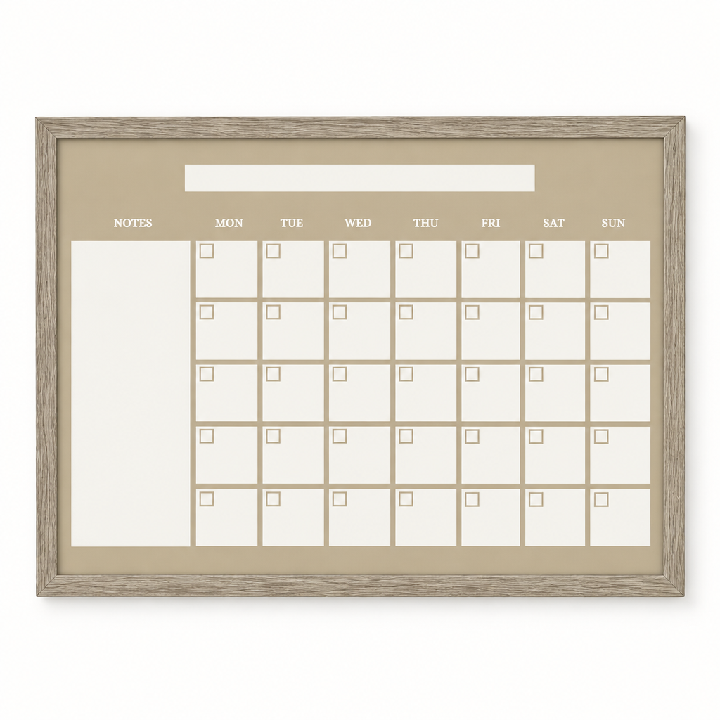 Beige calendar thumbnail
