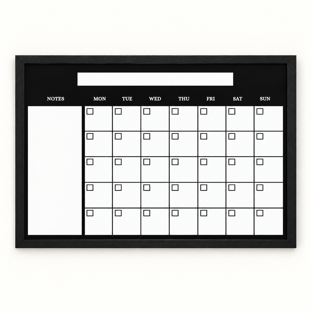 Black calendar thumbnail