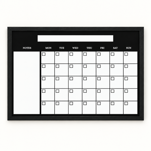 Black calendar thumbnail